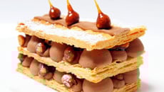 Mille-feuilles chocolat-safran