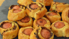 Feuilletés aux saucisses