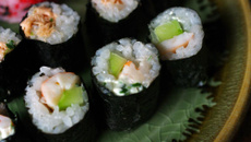 Maki "3C" :  Concombre, Crevette et Cream-cheese