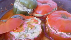 Tomates farcies à la dinde
