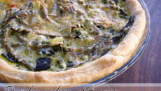 Quiche au chèvre et aux légumes