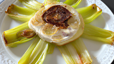 Tatin d'endives au fromage Pur Brebis des Pyrénées