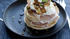 Foie gras et jambon Aoste, chantilly aux spéculoos