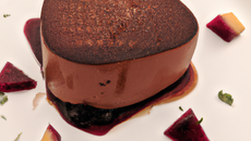 Foie gras mi-cuit au cacao