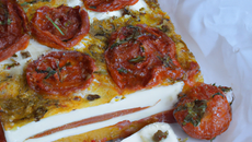 Cake aux tomates séchées et mozzarella