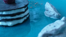 Mille-feuilles et mousse au chocolat