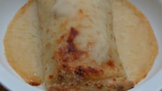 Crêpe roulée endive jambon lardons