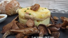 Chaud-froid de pommes de terre et foie gras mi-cuit