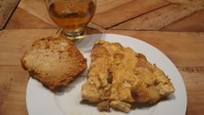 Omelette sucrée aux pommes