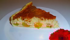 Tarte au riz et abricots