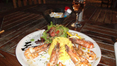 Crevettes aux riz