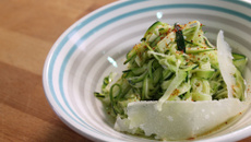 Tagliatelles de courgette au cumin