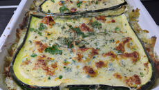 Gratin de courgettes à la brandade