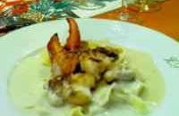 Duo de Homard et Langouste sur lit de parpardelles