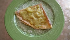 Tarti-crousti de rhubarbe et bananes