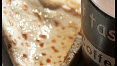 Crêpes à la châtaigne et lait de soja