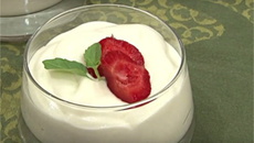 Mousse au chocolat blanc au sucre de canne