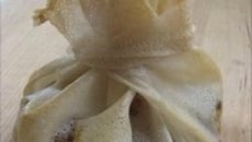 Brick chèvre lardons miel