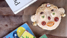 Tartine sucrée comme un bonhomme