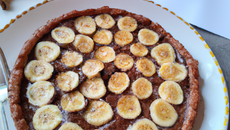 Tarte chocolat-banane
