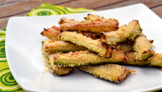 Courgettes au parmesan pour l'apéro