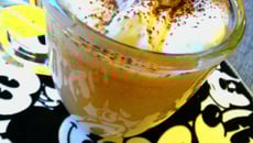 Cappuccino au potiron et son sablé au pain d'épices