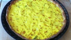Tarte au curry de crevettes