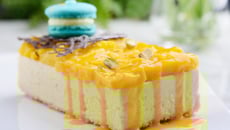 Bavarois aux fruits de la passion et à la mangue