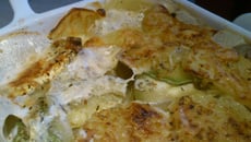 Gratin de courgettes et pommes de terre rapide