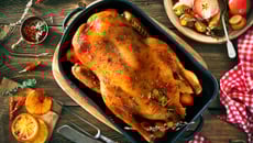 Canard farci aux pommes et Calvados