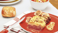 Pavé de rumsteack gratiné à la mayonnaise