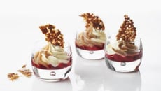 Verrines sucrées de quenelles ardéchoises