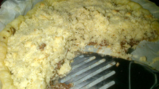 Tarte nutella noix de coco