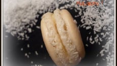 Macarons chocolat blanc et noix de coco