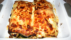 Lasagnes potiron - courgette