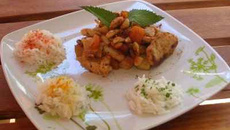 Poulet aux fruits exotiques