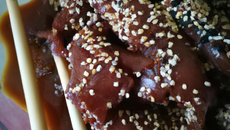 Émincé de bœuf à l'huile de sésame