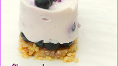 Cheesecake aux myrtilles