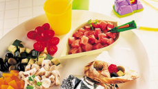 Mini-papillotes de dinde aux légumes et aux herbes