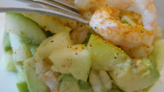 Tartare crevette, pomme verte & avocat