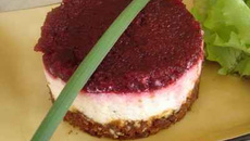 Cheesecake au Pain d'Epices et au Saumon Fumé