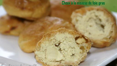 Choux à la mousse de foie gras