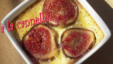 Gratin de figues à la cannelle et à la fleur d'oranger
