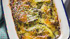 Gratin de pommes de terre et d'épinard