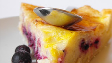 Galette des rois frangipane aux myrtilles