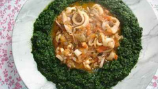 Encornets aux épinards