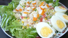 Salade aux éclats du Ghana