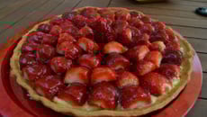 Tarte aux fraises croustillante