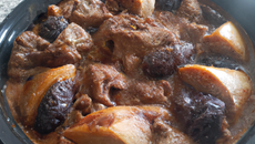 Tajine de veau aux pruneaux