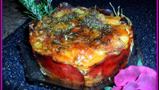 Couronne de pommes de terre au bacon et poitrine fumée